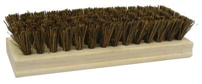 Weiler® Palmyra Scrub Brush, Hardwood Block, 1 in Trim L, 72034