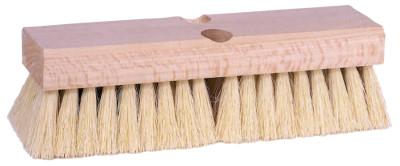 Weiler® Deck Scrub Brush, 10 in Hardwood Block, 2 in Trim, Palmyra Fill, 44026