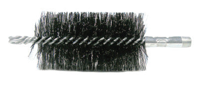 Weiler® 1-1/4" Double Spiral Flue Brush, .012 Steel Fill, 44035