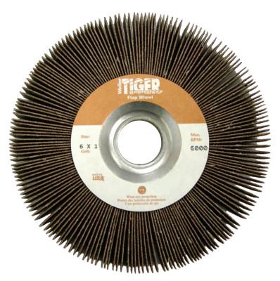 Weiler® Tiger® Unmounted Flap Wheels, 6 in, 60 Grit, 6,000 rpm, 53286