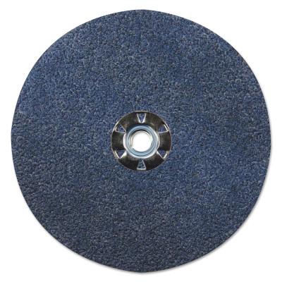 Weiler® Tiger® Resin Fiber Discs, 7 in Dia, 5/8 Arbor, 24 Grit, Zirconia, 59911