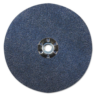 Weiler® Tiger® Resin Fiber Discs, 7 in Dia, 5/8 Arbor, 50 Grit, Zirconia, 59913