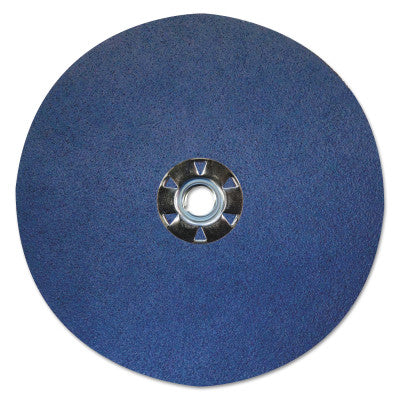 Weiler® Tiger® Resin Fiber Discs, 7 in Dia, 5/8 Arbor, 60 Grit, Zirconia, 59914
