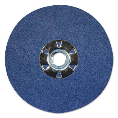 Weiler® Tiger® Resin Fiber Discs, 4 1/2 in Dia, 5/8 Arbor, 60 Grit, Zirconia, 59934