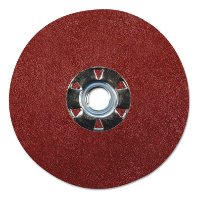 Weiler® Wolverine Resin Fiber Discs, 4 1/2 in Dia, 5/8 Arbor, 120 Grit, Aluminum Oxide, 59979