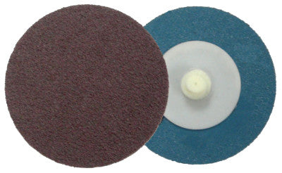 Weiler® Plastic Button Style Blending Discs, Aluminum Oxide, 3 in Dia., 80 Grit, 60135