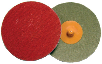 Weiler® Plastic Button Style Blending Discs, Ceramic, 3 in Dia., 36 Grit, 60175