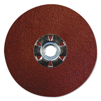 Weiler® Tiger Aluminum Resin Fiber Discs, 4 1/2 in, 5/8 Arbor, 80 Grit, Aluminum Oxide, 60604