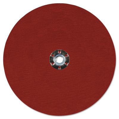 Weiler® Tiger Ceramic Resin Fiber Discs, 9 in Dia, 5/8 Arbor, 60 Grit, Ceramic, 69904