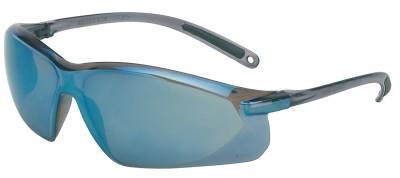 Honeywell A700 Series Eyewear, Blue Mirror Lens, Polycarbonate, Hard Coat, Gray Frame, A703