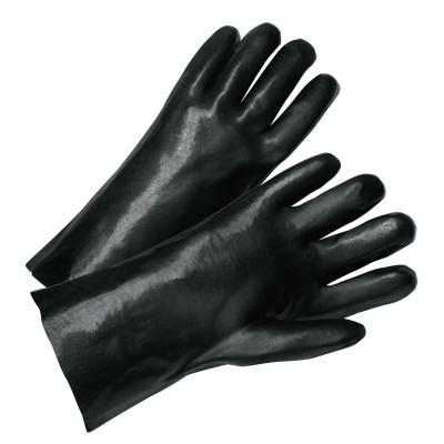 West Chester Welder's Gloves, PVC, Large, Black, 1047