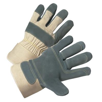 West Chester 2000 Series Leather Palm Gloves, Medium, Cowhide, Leather, Canvas, Pearl Gray, 500DP/M