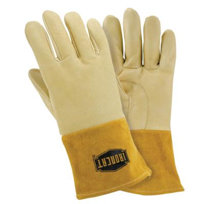 West Chester IronCat MIG/TIG Welding Gloves, Premium Pigskin Leather, Large, Natural, 6010/L