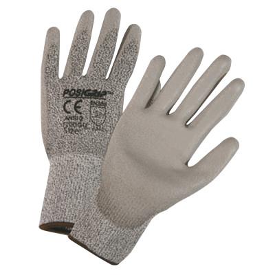 West Chester 720DGU Palm Coated HPPE Gloves, X-Small, Gray, 720DGU/XS