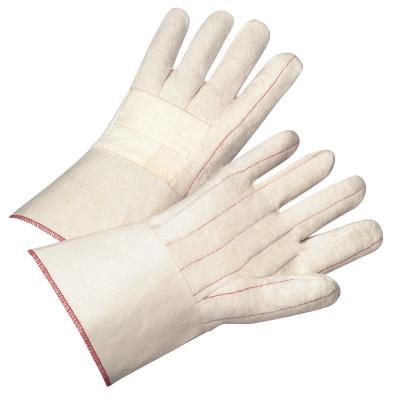 West Chester Welder's Gloves, Cotton; Polyester, Large, White, 7900G