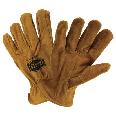 West Chester Ironcat Driver Gloves, Cowhide Leather, X-Large, Bourbon, 9405/XL