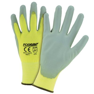 West Chester Touch Screen Hi Vis Gloves, X-Large, Gray/Yellow, HVY713SUTS/XL