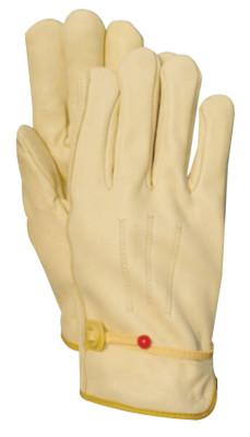 Wells Lamont Full Leather Driver Gloves, Cowhide, Large, Y0123L