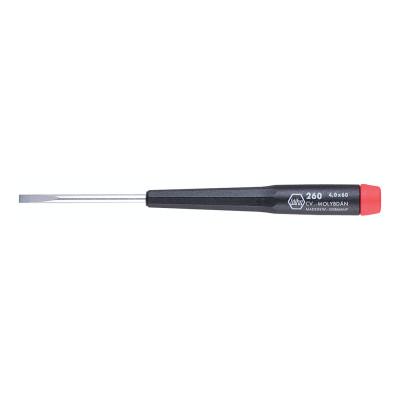 Wiha® Tools Slotted Precision Screwdrivers, 3/32 in, 5.71 in Overall L, 26025