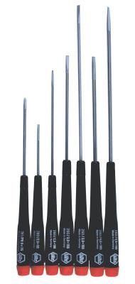 Wiha?? Tools Precision Tool Sets, Slotted; Phillips, 7 Piece, 26092