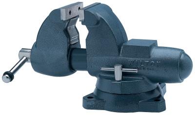JPW Industries Combination Pipe & Bench Vise, 3-1/2 in Jaw, 4-1/2 in Throat, Swivel Base, 28825