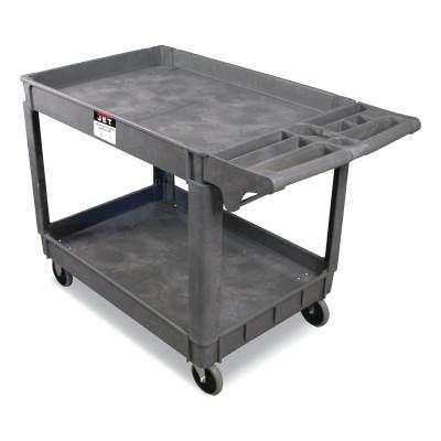 JPW Industries Utility Carts, 550 lb Capacity, 31 in x 17 in x 33-1/2 in, Gray, 140018