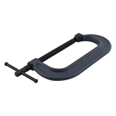 JPW Industries 800 Series Forged C-Clamp, Sliding Pin, 2-5/16 in Throat Depth, 10.1 in Overall Length, Black, 14742