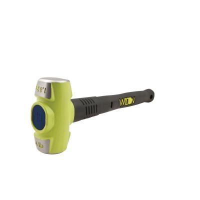 JPW Industries B.A.S.H Unbreakable Handle Sledge Hammer, 4 lb Soft-Face Head, 12" Ergo Handle, 40412