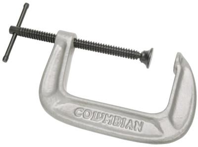 JPW Industries Columbian 140 Series Carriage C-Clamps, Sliding Pin, 3 in Throat Depth, 41407