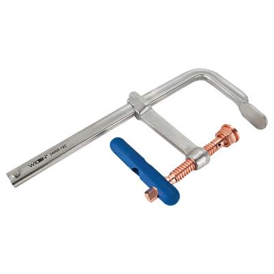 JPW Industries Regular Duty Copper F-Clamps, 12 in, 5 1/2 in Throat, 2,660 lb Load Cap, 86410