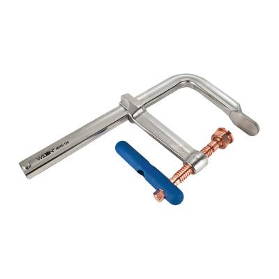 JPW Industries Heavy Duty Copper F-Clamps, 12 in, 7 in Throat, 4,880 lb Load Cap, 86500