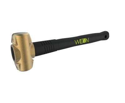JPW Industries B.A.S.H Unbreakable Handle Brass Sledge Hammers, 16 in, 4 lb, Unbreakable Handle, 90416