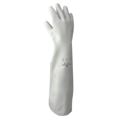SHOWA® Tuff Guard Rubber Latex Gloves, X-Large, White, 574-10