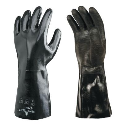 SHOWA® Neoprene Protective Gloves, Black, Smooth, Large, 6784-10