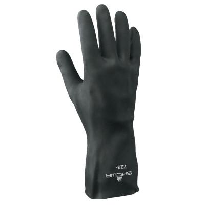 SHOWA® Neoprene Flocked Lined 13" Glove, Black, Embossed, X-Large, 723XL-10