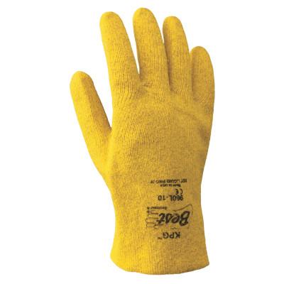 SHOWA® KPG® PVC Coated Gloves, Large, Yellow, 960L-10