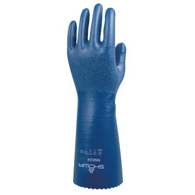 SHOWA® NSK24 Dual Nitrile-Coated Gloves, Medium, Blue, NSK24-09