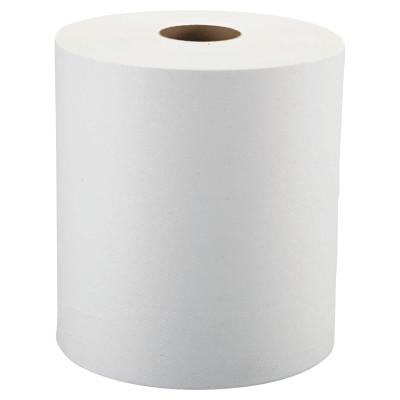 Windsoft® Nonperforated Roll Towels, 1-Ply, White, 8" x 800ft, 12906