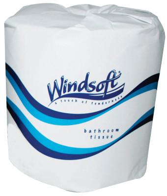 Windsoft® Septic Safe Bath Tissue, 3.75 in L x 4.5 in W, 500 Sheets Per Roll, 2240B
