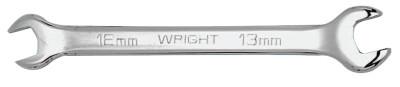 Wright Tool Metric Open End Wrench, 12MM X 13MM Opening, 161.930MM L, 15?ø Angle, 13-1213MM