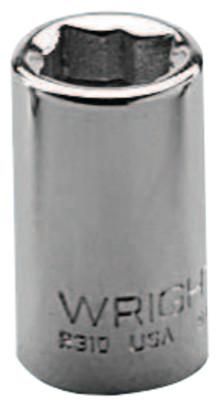 Wright Tool 1/4" Dr. Standard Sockets, 1/4 in Drive, 1/4 in, 8 Points, 2308