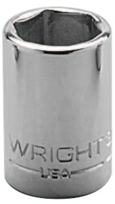 Wright Tool 3/8" Dr. Standard Sockets, 3/8 in Drive, 10 mm, 6 Points, 30-10MM