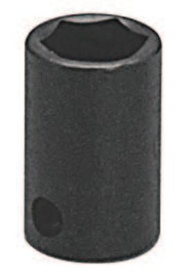 Wright Tool 3/8" Dr. Standard Impact Sockets, 3/8 in Drive, 7/16 in, 6 Points, 3814