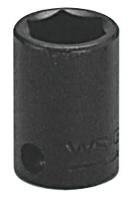 Wright Tool 3/8" Dr. Standard Impact Sockets, 3/8 in Drive, 1/2 in, 6 Points, 3816