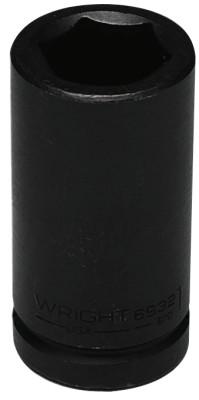 Wright Tool 3/4" Dr. Deep Impact Sockets, 3/4 in Drive, 15/16 in, 6 Points, 6930