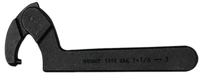 Wright Tool Adjustable Pin Spanner Wrenches, 3 in Opening, 7/32 in Pin, 8 1/8 in, 9643
