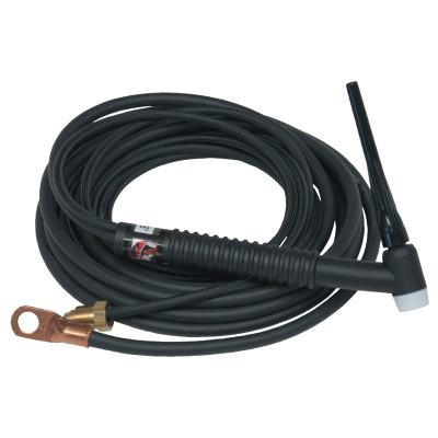 ORS Nasco 17F TIG Torch Package, Air Cooled, 150 A, Flex Head, 2-Pc 25 ft Cable, Vinyl, 17F-25-2