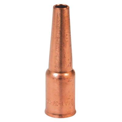 ORS Nasco MIG Gun Nozzle, 3/8 in Bore, 1/8 in Recess, Tweco® Style 24A, Tapered, Short Stop, 24AT-37SS