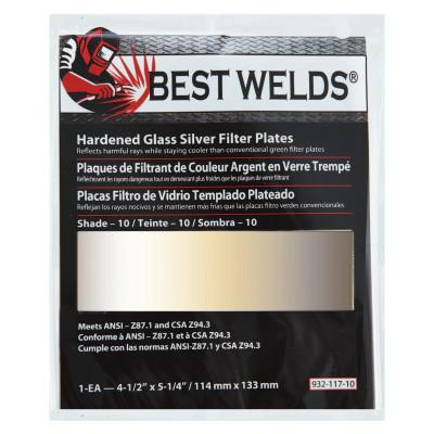 ORS Nasco Glass Silver Mirror Filter Plate, Silver/10, 4.5 x 5.25, Glass, 932-117-10