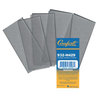 ORS Nasco Cover Lens, 3-9/16 in x 1-5/8 in, Polycarbonate, Clear, 932-H429